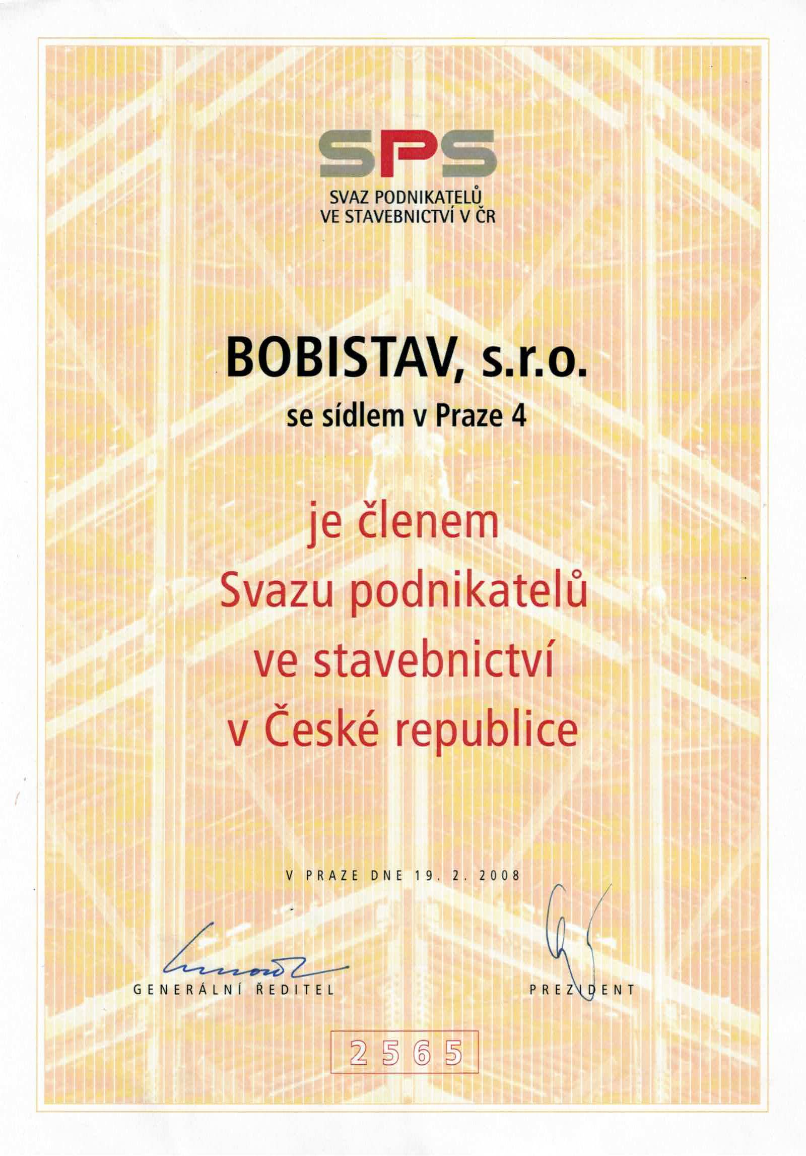 Naše certifikáty